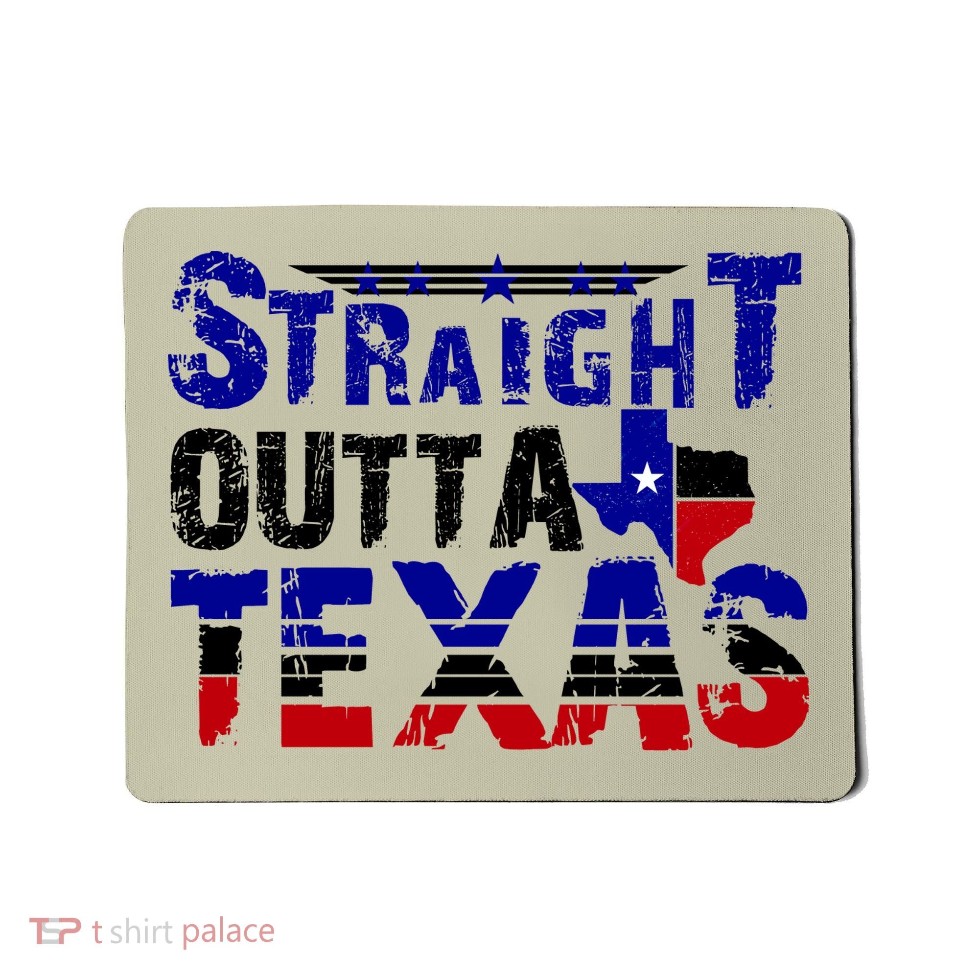 Straight Outta Texas Logo Mousepad