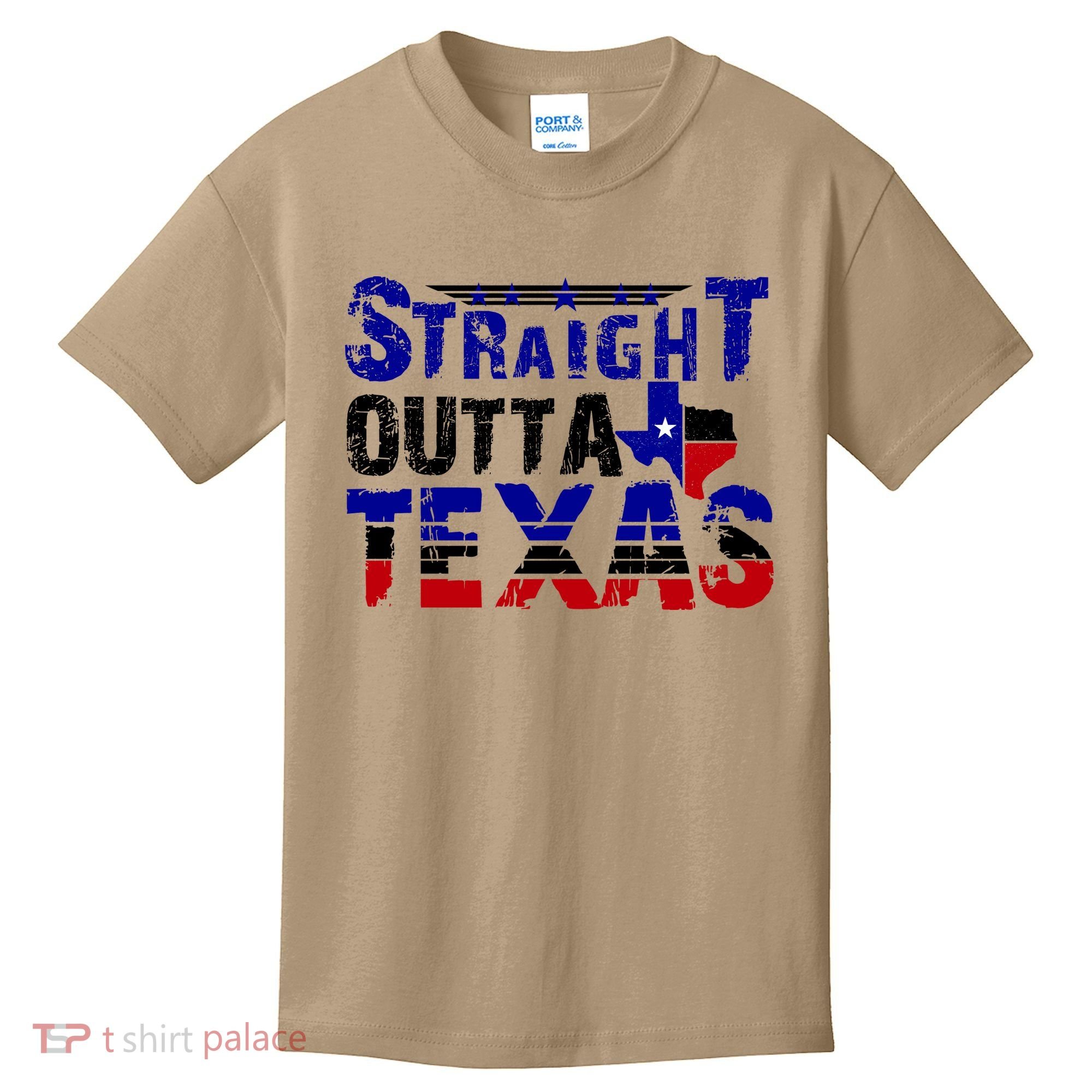 Straight Outta Texas Logo Kids T-Shirt