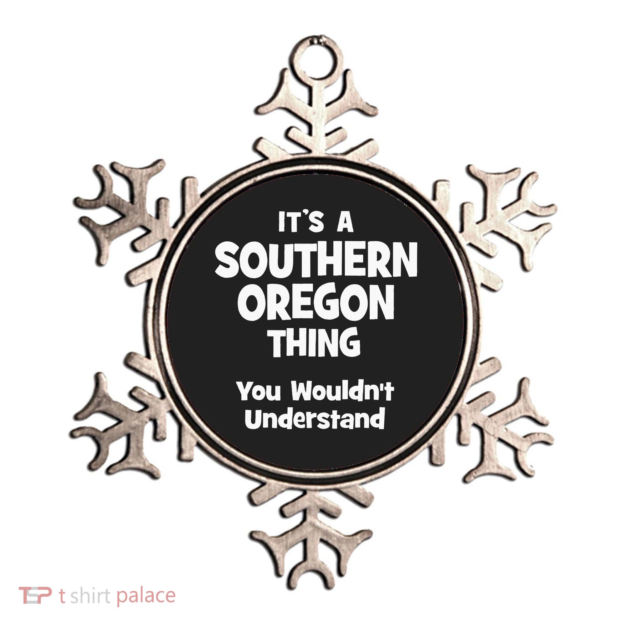 Southern Oregon Thing College University Alumni Funny Ornament