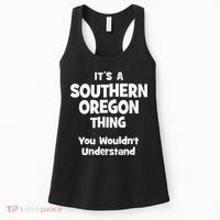 Southern Oregon Thing College University Alumni Funny Women's Tank Top thumb 0