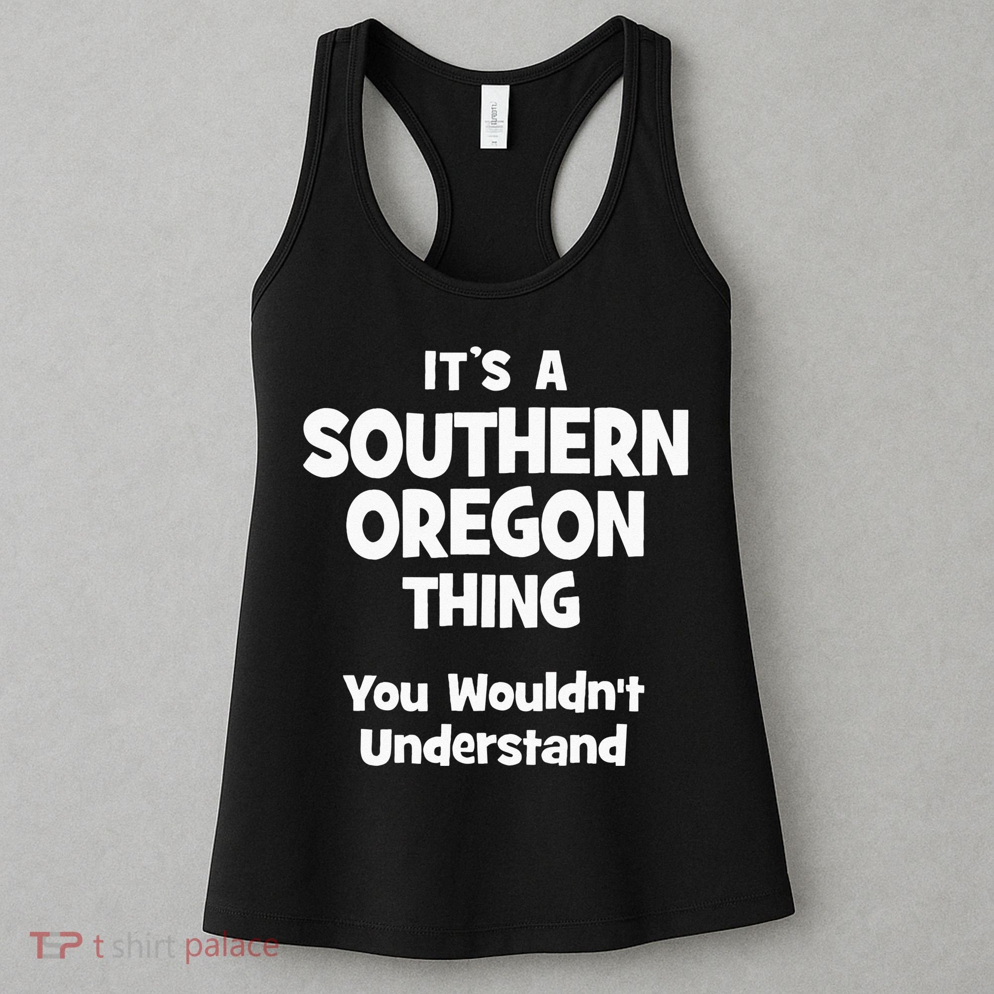 Southern Oregon Thing College University Alumni Funny Women's Tank Top