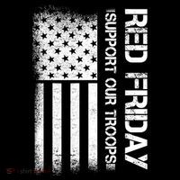 Support Our Troops Red Friday Women's Hoodie thumb 2