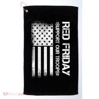 Support Our Troops Red Friday Golf Towel thumb 0