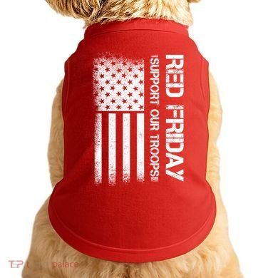 Support Our Troops Red Friday Doggie Tank