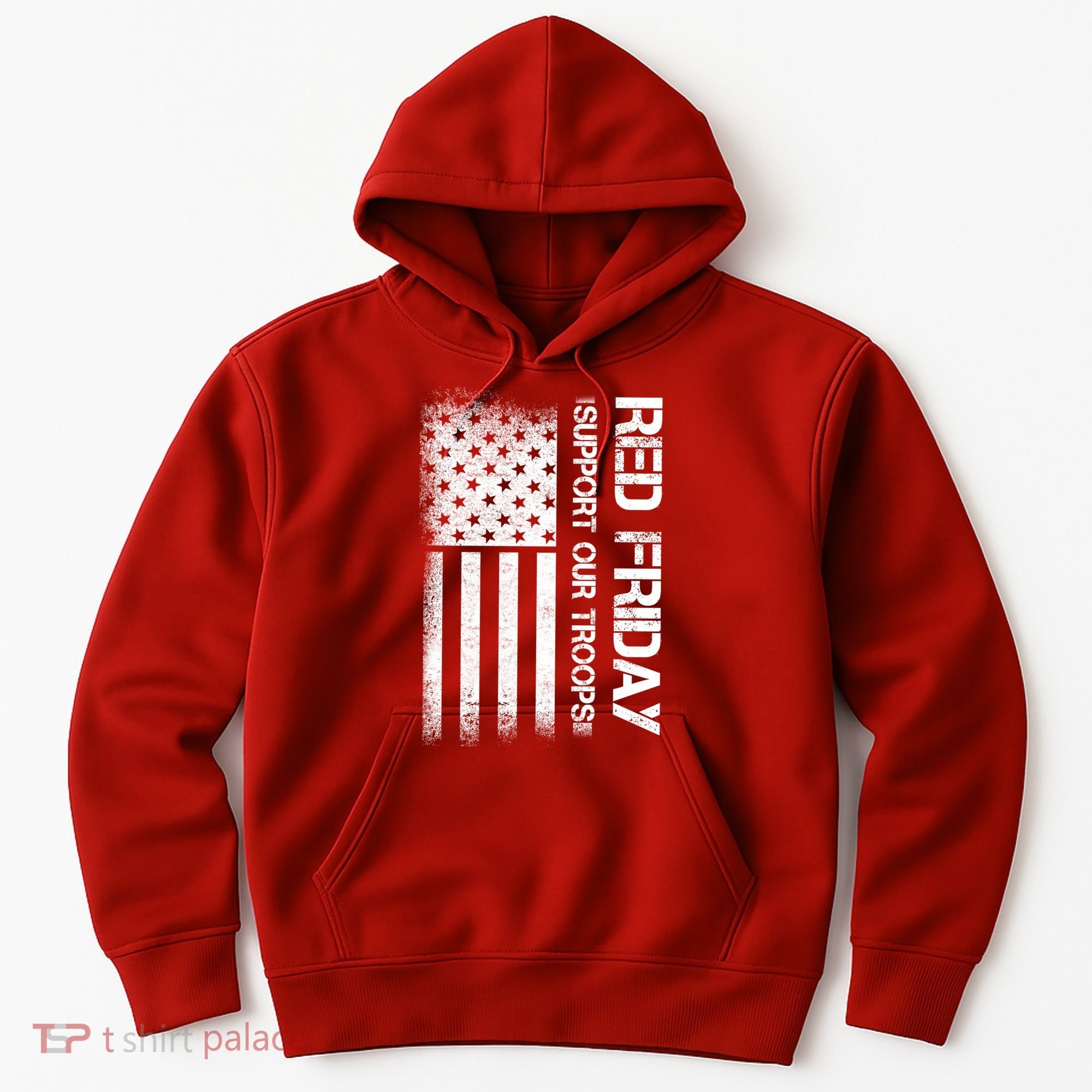 Support Our Troops Red Friday Hoodie