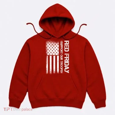 Support Our Troops Red Friday Hoodie