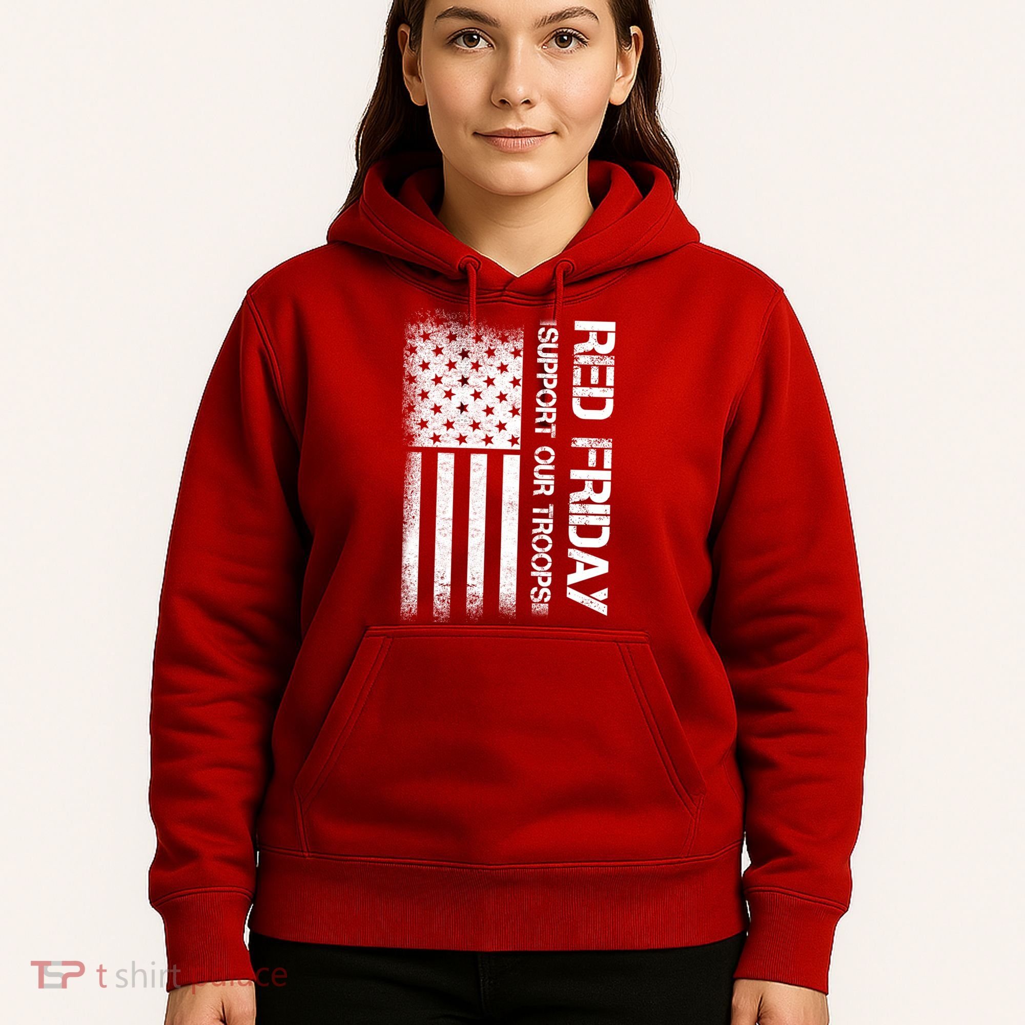 Support Our Troops Red Friday Hoodie