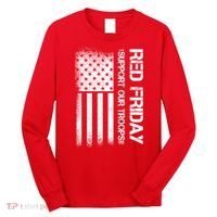 Support Our Troops Red Friday Long Sleeve Shirt thumb 0