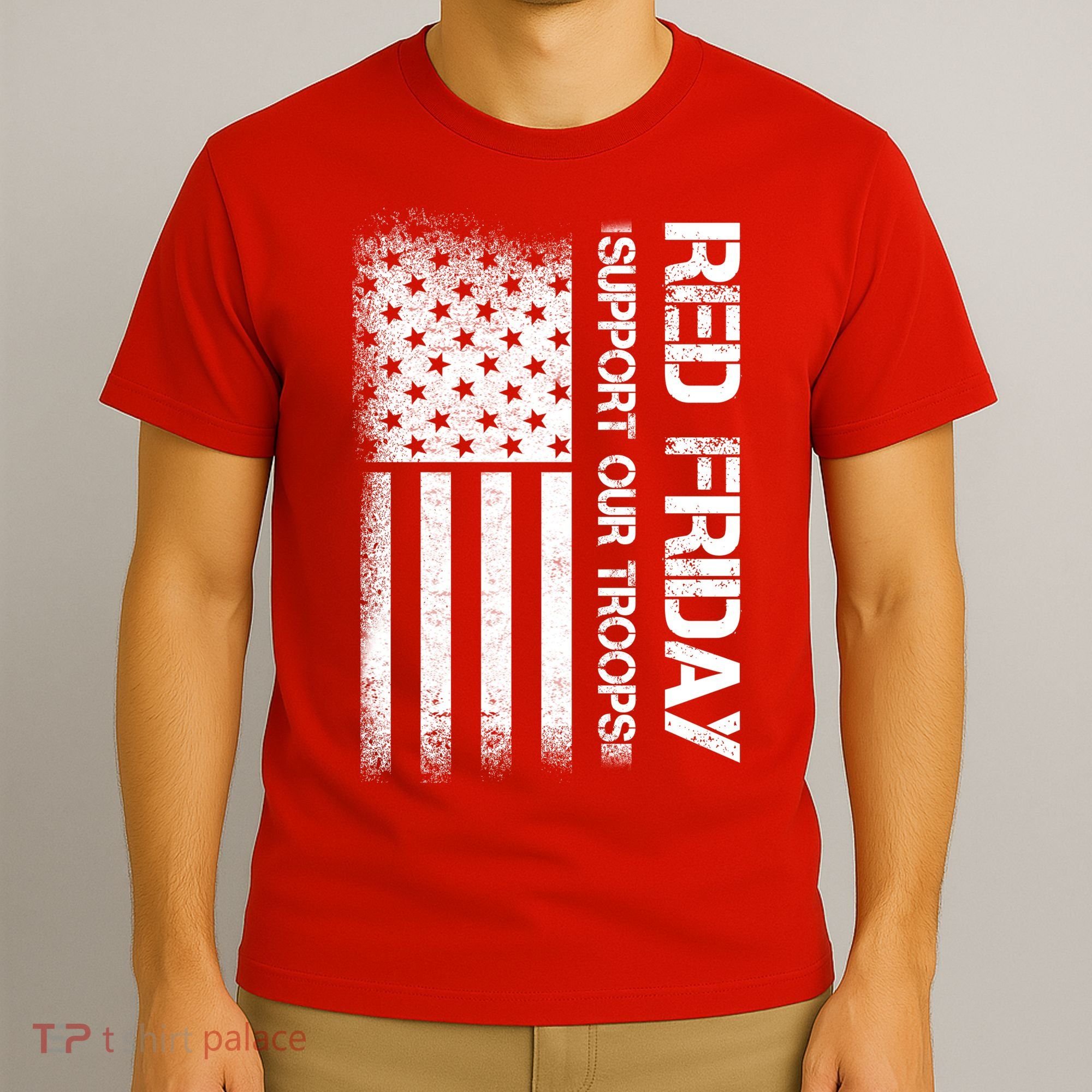 Support Our Troops Red Friday T-Shirt
