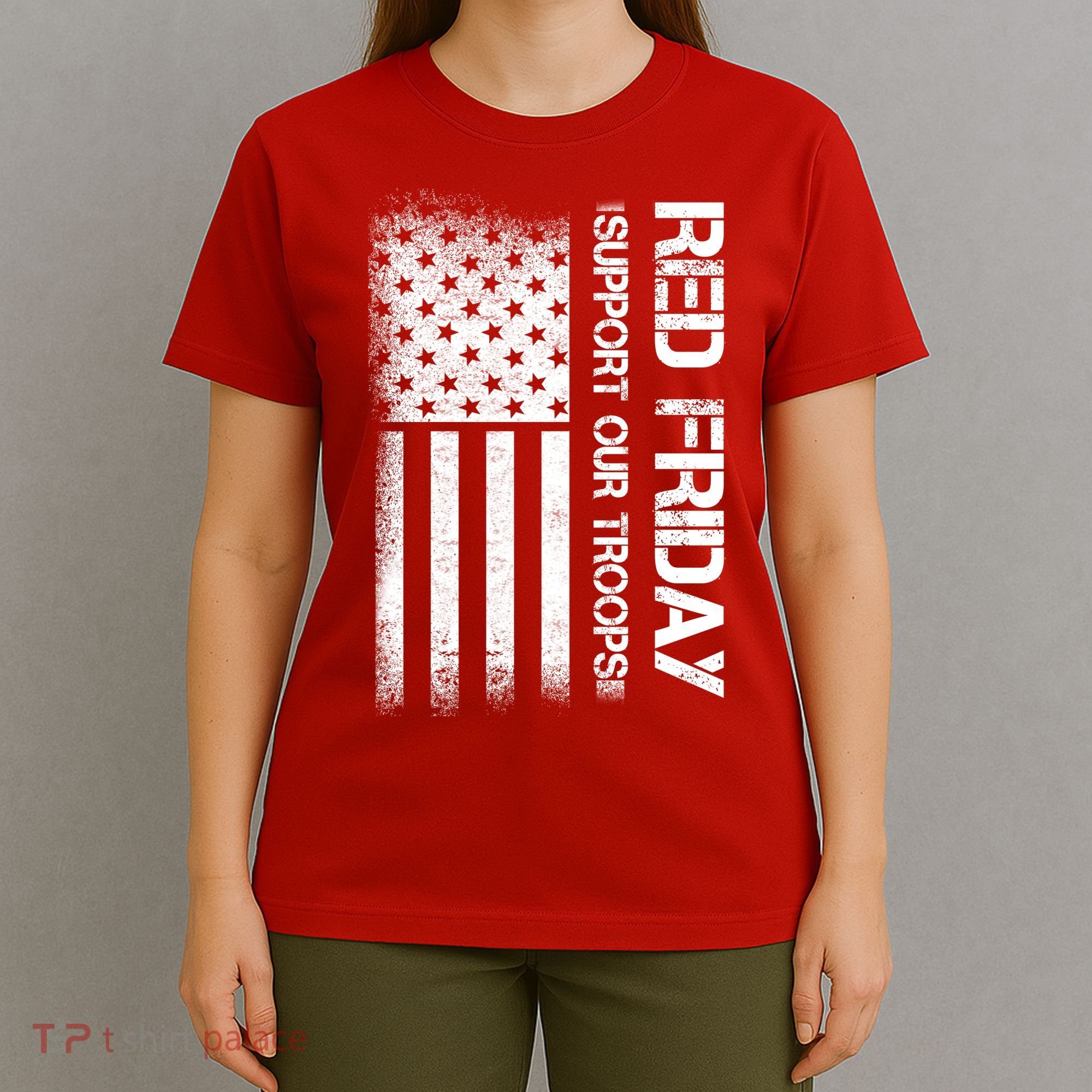 Support Our Troops Red Friday T-Shirt