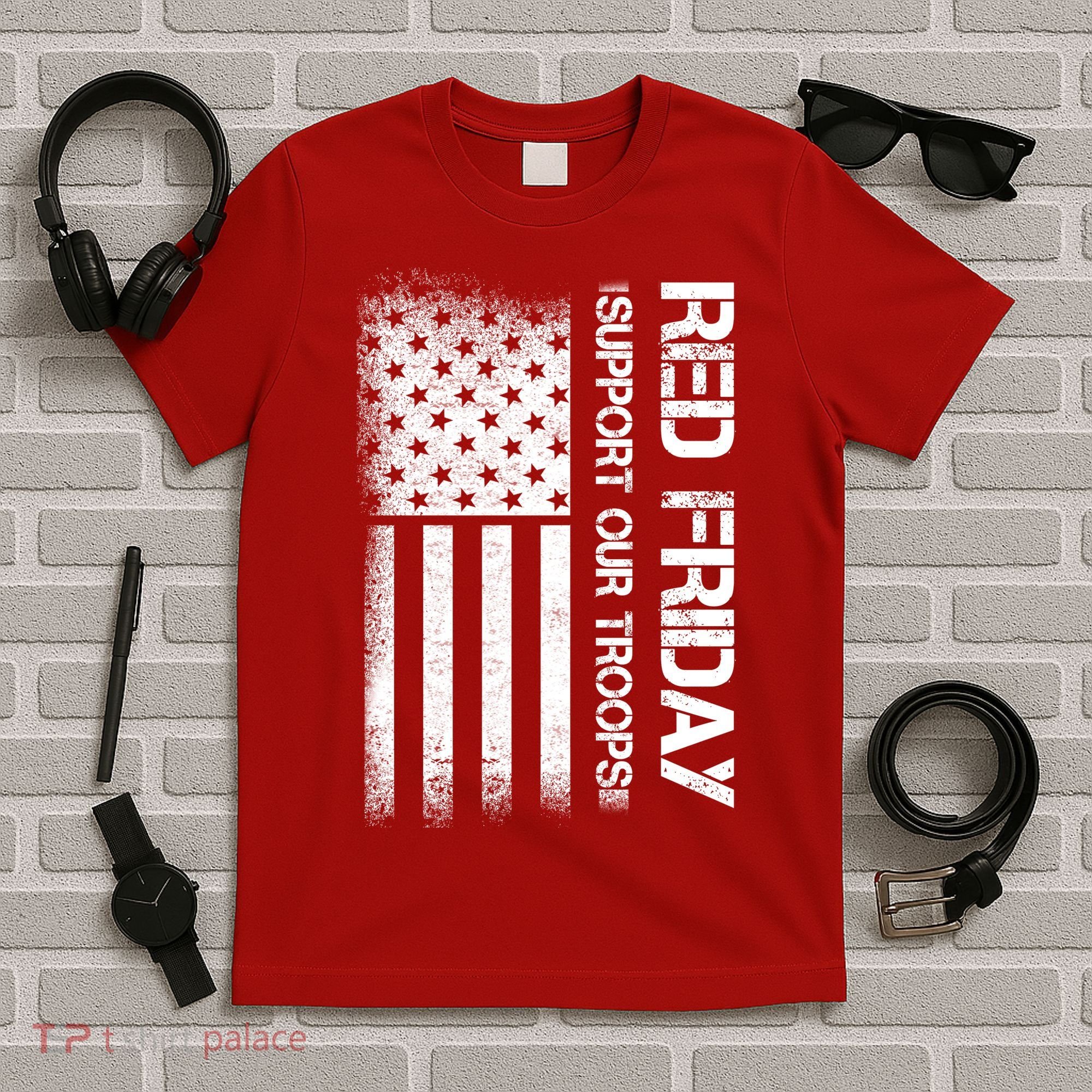 Support Our Troops Red Friday T-Shirt
