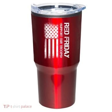 Support Our Troops Red Friday Tumbler