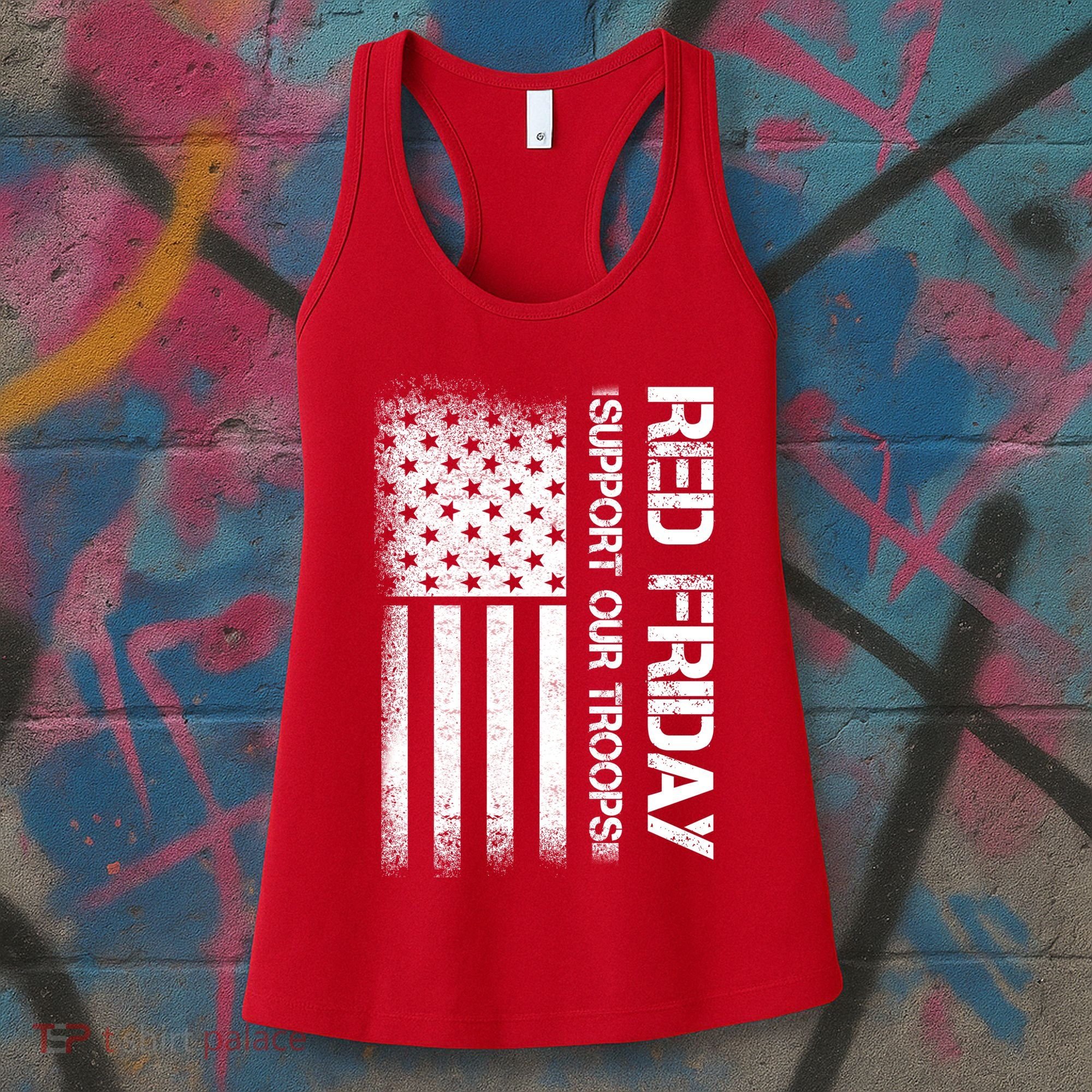 Support Our Troops Red Friday Women's Tank Top