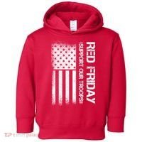 Support Our Troops Red Friday Toddler Hoodie thumb 0