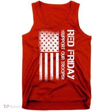 Support Our Troops Red Friday Tank Top