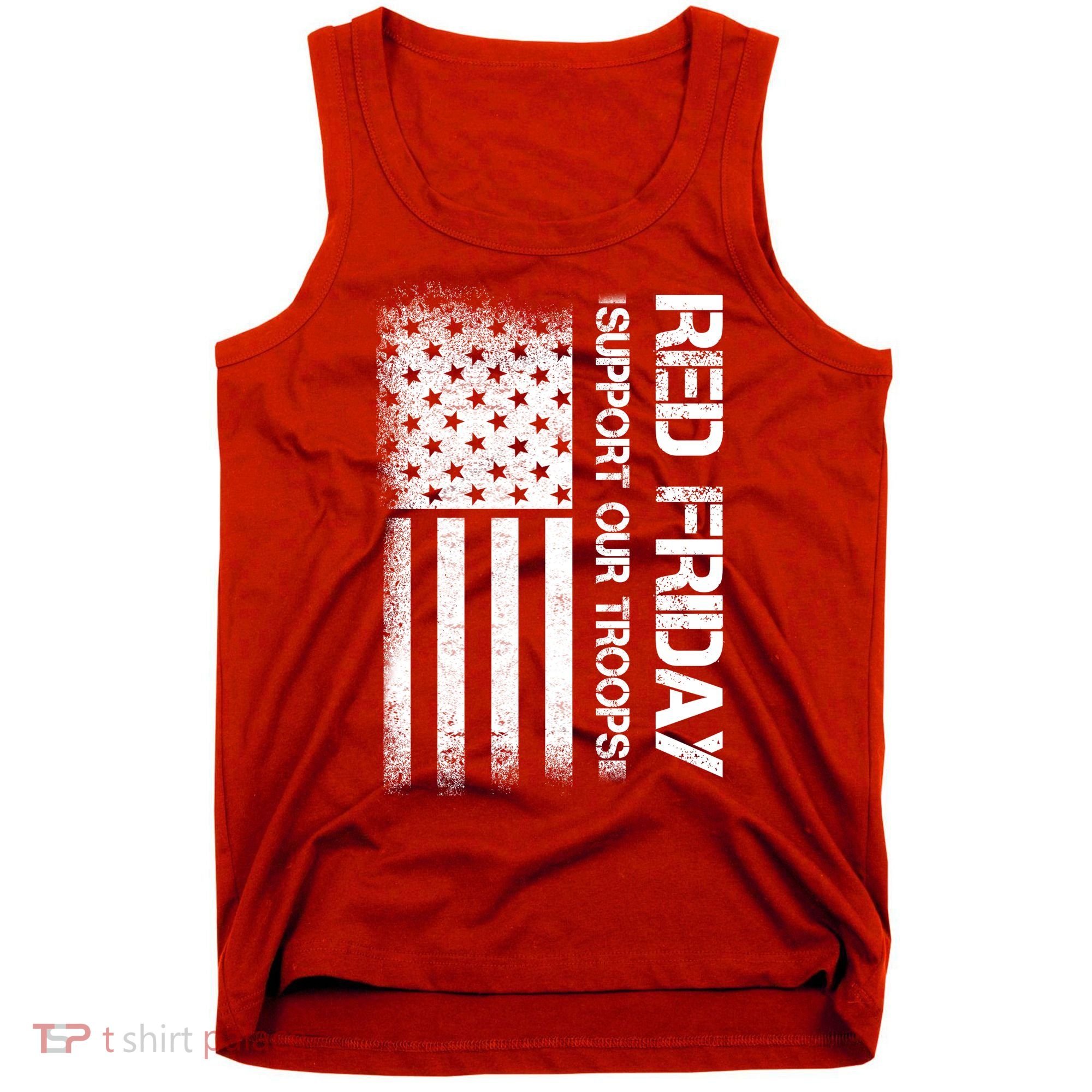 Support Our Troops Red Friday Tank Top