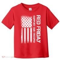 Support Our Troops Red Friday Toddler T-Shirt thumb 0