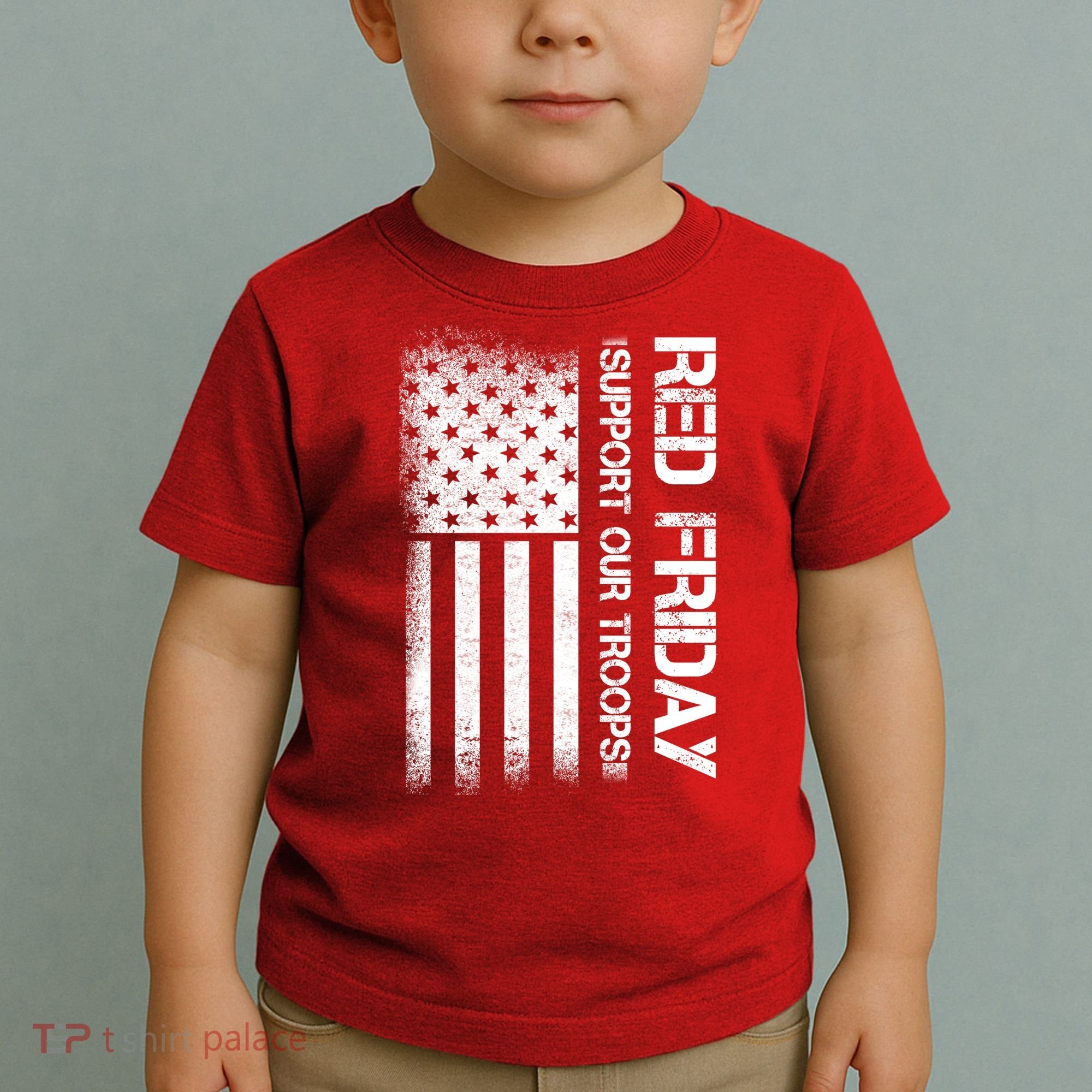 Support Our Troops Red Friday Toddler T-Shirt