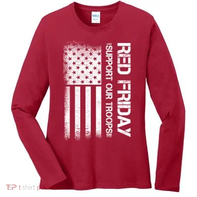 Support Our Troops Red Friday Women's Long Sleeve Shirt