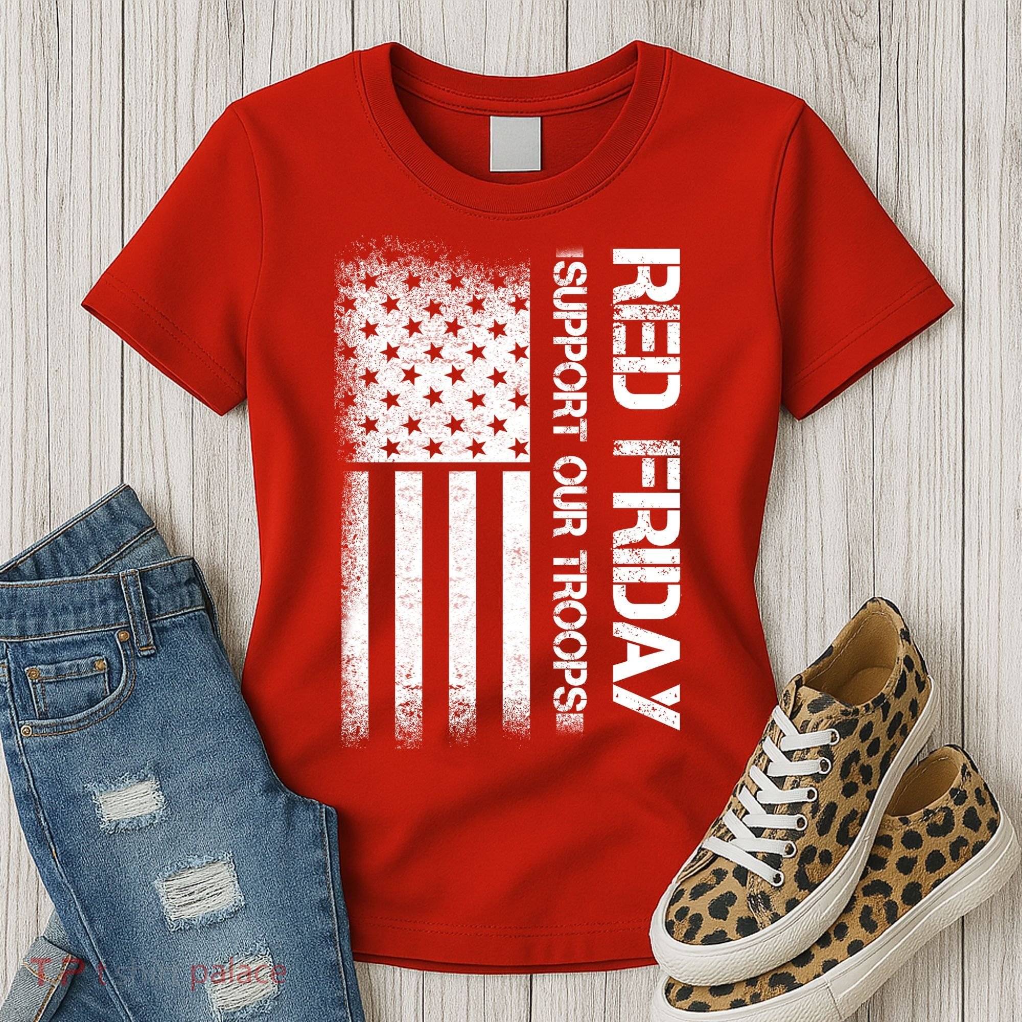 Support Our Troops Red Friday Women's T-Shirt