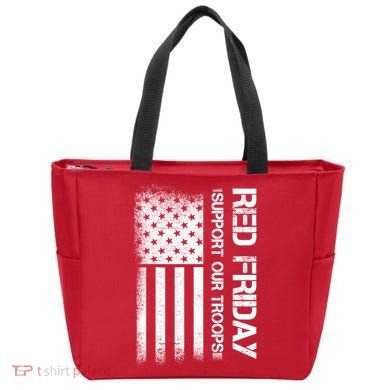 Support Our Troops Red Friday Tote Bag