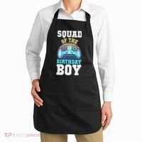 Squad Of The Birthday Boy Matching Video Gamer Birthday Apron thumb 2
