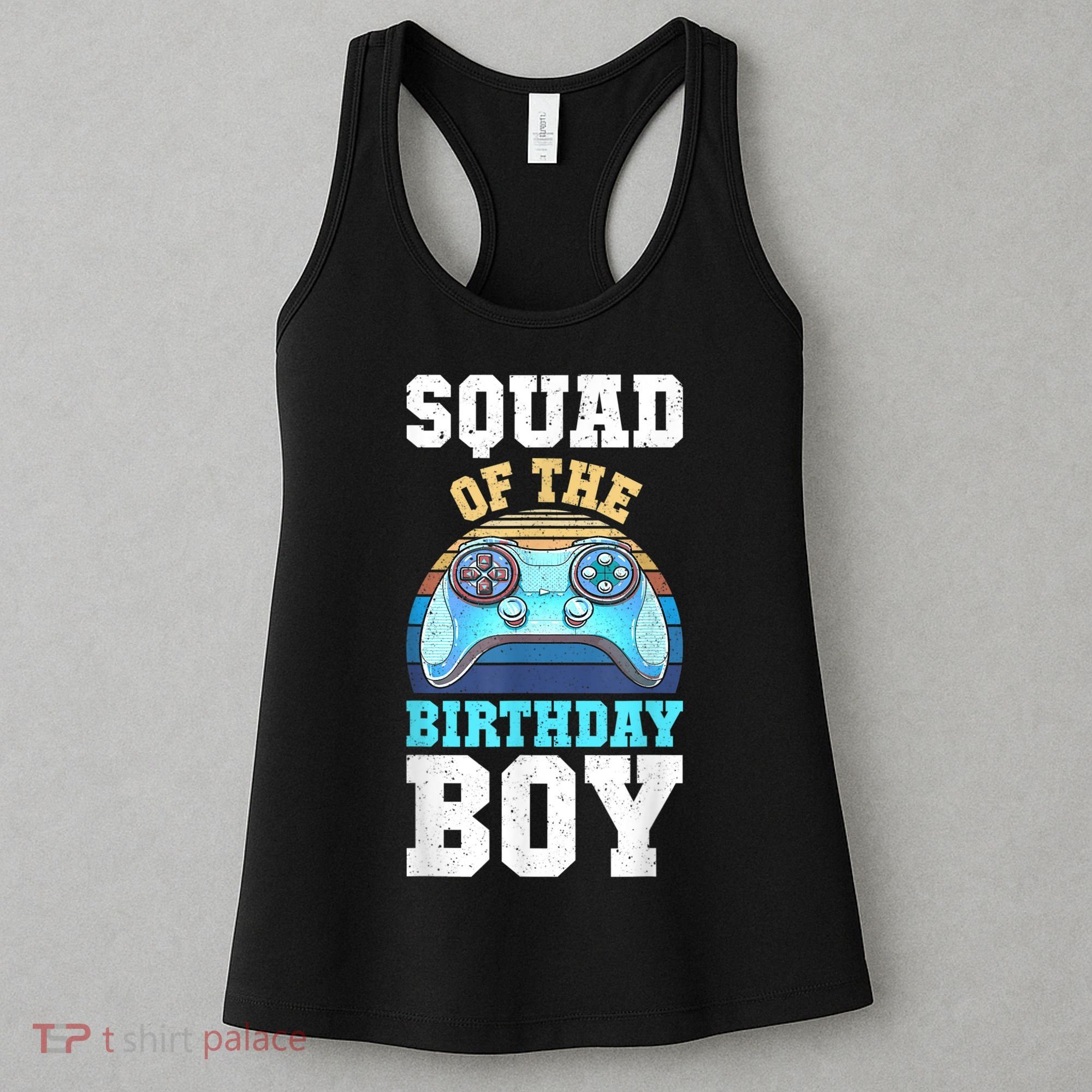 Squad Of The Birthday Boy Matching Video Gamer Birthday Women's Tank Top