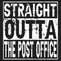 Straight Outta The Post Office Funny Postal Worker Women's Sweatshirt thumb 2