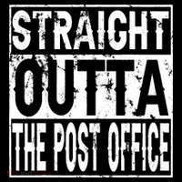 Straight Outta The Post Office Funny Postal Worker Baby Bodysuit thumb 2