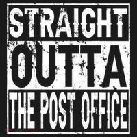 Straight Outta The Post Office Funny Postal Worker Toddler T-Shirt thumb 4