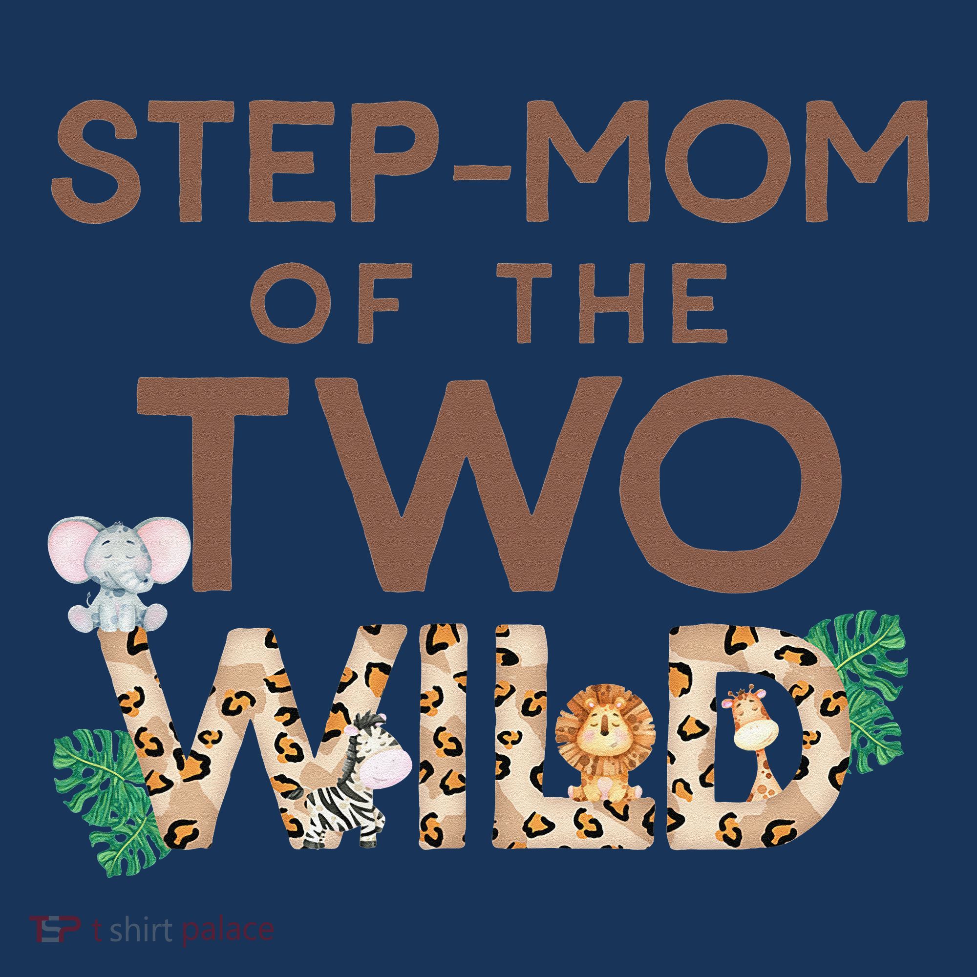 Stepmom Of The Two Wild Animal Safari 2nd Birthday Theme Women's Hoodie