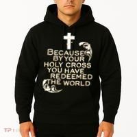 Stations of the Cross Jesus Holy Week Lent Easter Catholic Hoodie thumb 2
