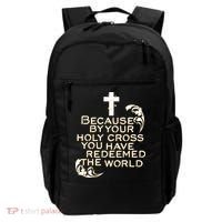 Stations of the Cross Jesus Holy Week Lent Easter Catholic Backpack thumb 0