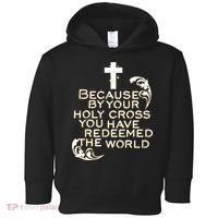 Stations of the Cross Jesus Holy Week Lent Easter Catholic Toddler Hoodie thumb 0