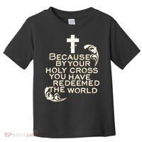 Stations of the Cross Jesus Holy Week Lent Easter Catholic Toddler T-Shirt thumb 0