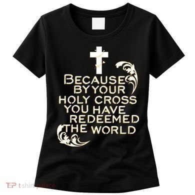 Stations of the Cross Jesus Holy Week Lent Easter Catholic Women's T-Shirt