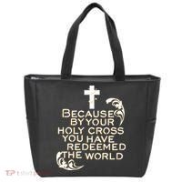 Stations of the Cross Jesus Holy Week Lent Easter Catholic Tote Bag thumb 0
