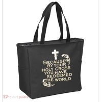 Stations of the Cross Jesus Holy Week Lent Easter Catholic Tote Bag thumb 2