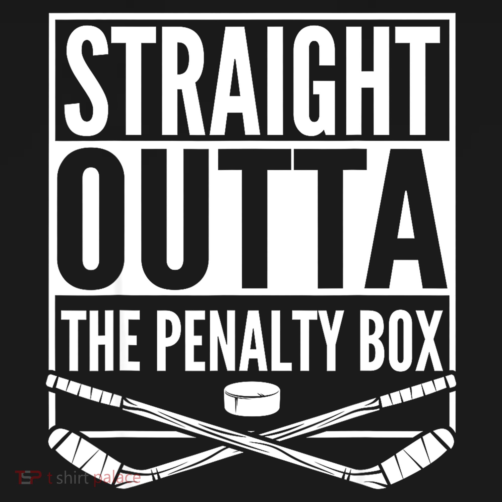 Straight Outta The Penalty Box Hockey Player Gift Hockey Women's Tank Top