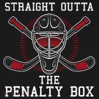 Straight Outta The Penalty Box Funny Goalie Ice Hockey T-Shirt thumb 7