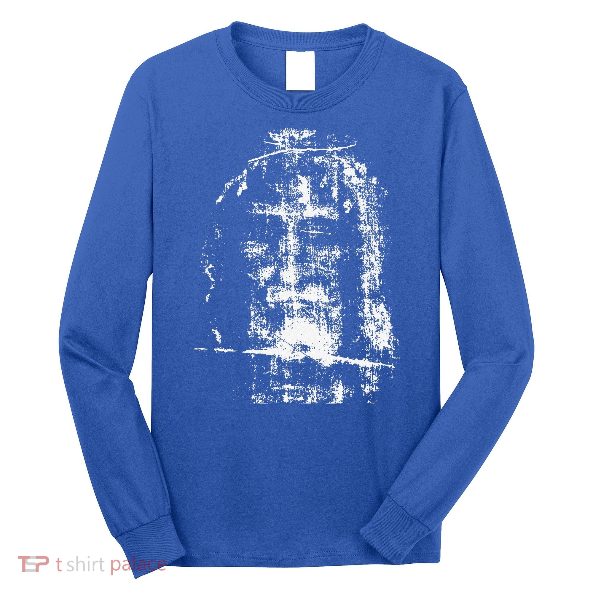 Shroud Of Turin Jesus Christ Face Long Sleeve Shirt