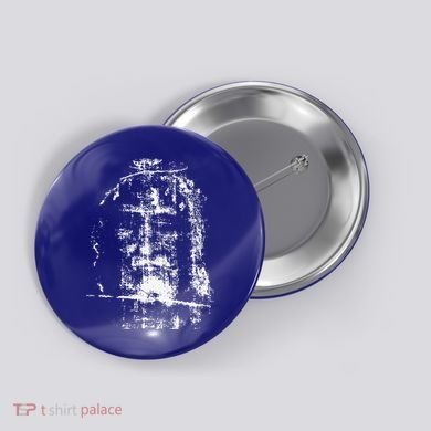 Shroud Of Turin Jesus Christ Face Button