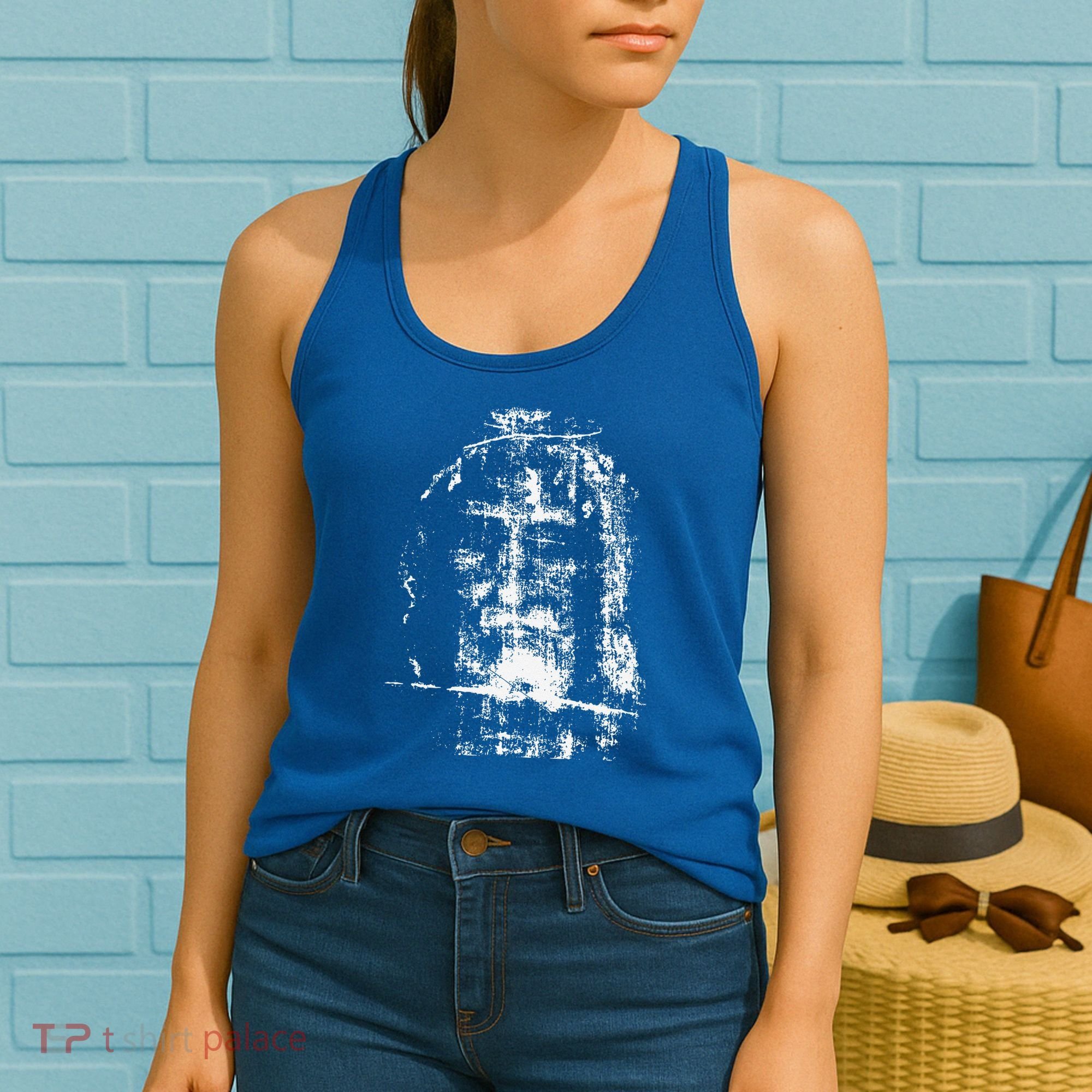 Shroud Of Turin Jesus Christ Face Women's Tank Top
