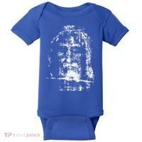 Shroud Of Turin Jesus Christ Face Baby Bodysuit thumb 0