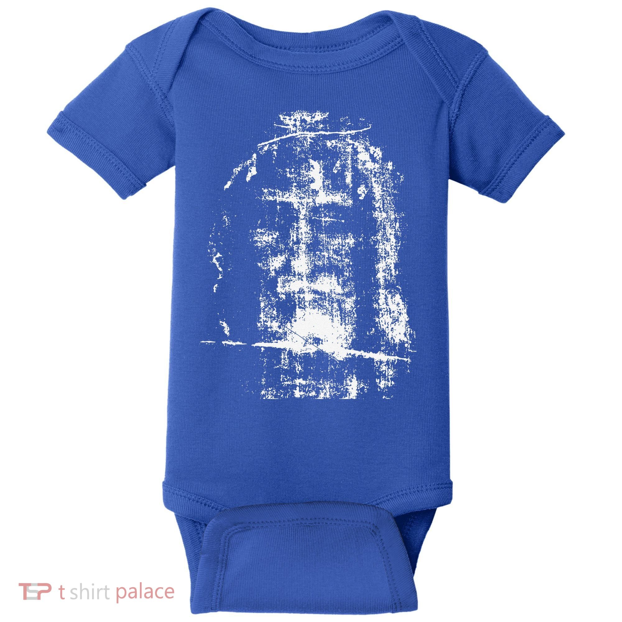 Shroud Of Turin Jesus Christ Face Baby Bodysuit