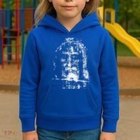 Shroud Of Turin Jesus Christ Face Kids Hoodie thumb 3