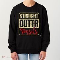 Straight Outta Tonsils Tonsil Removal Surgery Recovery Women's Sweatshirt thumb 0
