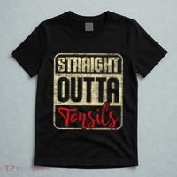 Straight Outta Tonsils Tonsil Removal Surgery Recovery T-Shirt thumb 5