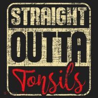 Straight Outta Tonsils Tonsil Removal Surgery Recovery Beanie thumb 2