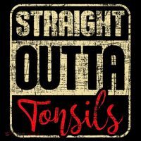 Straight Outta Tonsils Tonsil Removal Surgery Recovery Women's Hoodie thumb 2